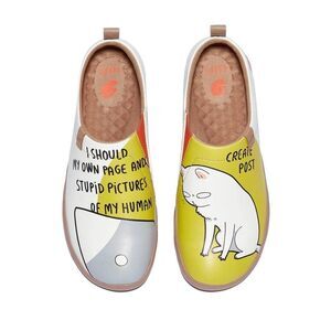 UIN Women's Walking Shoes Microfiber Comfort Sneake (Catstagram Toledo)NewNoBox